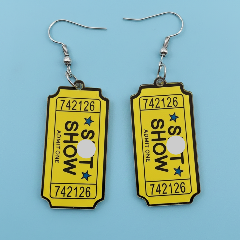 Tickets to the Show Earrings