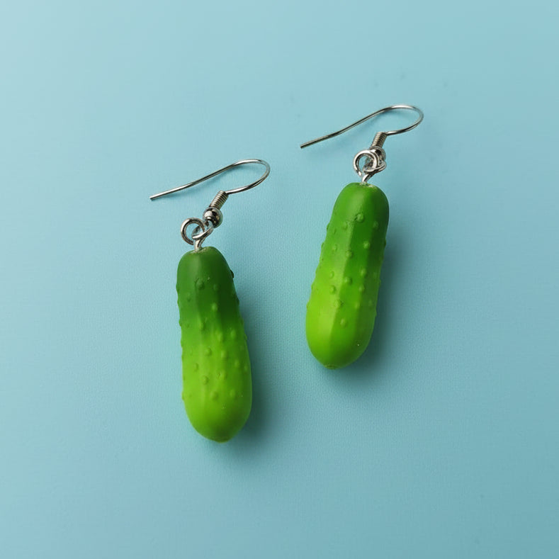 Cucumber Pickle Earring