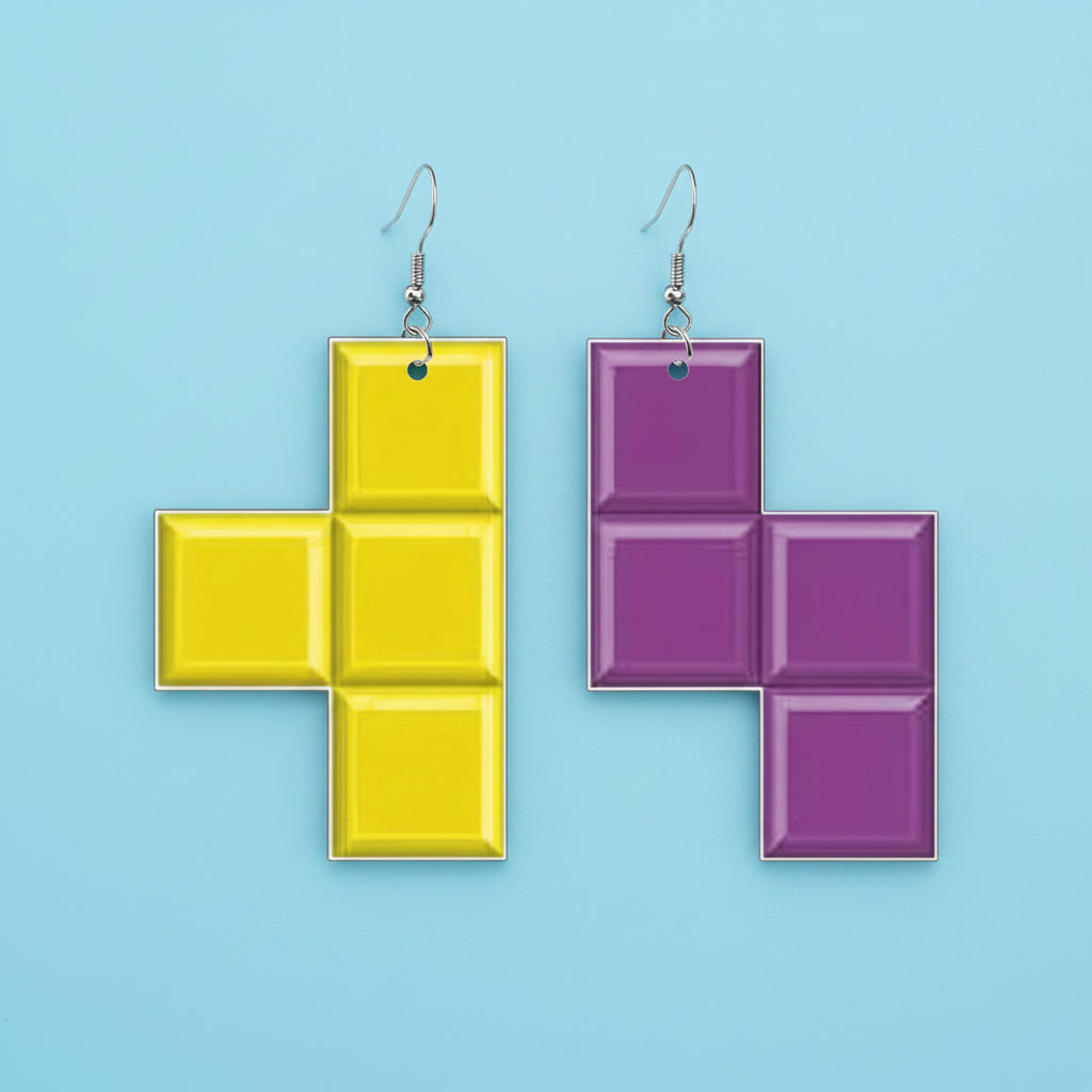 Block Game Earring