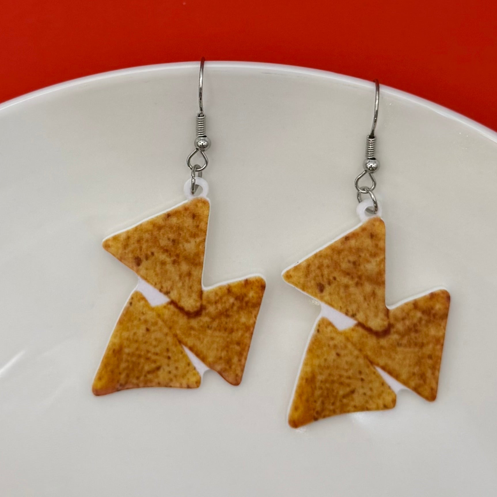 Tortilla Chip Earring