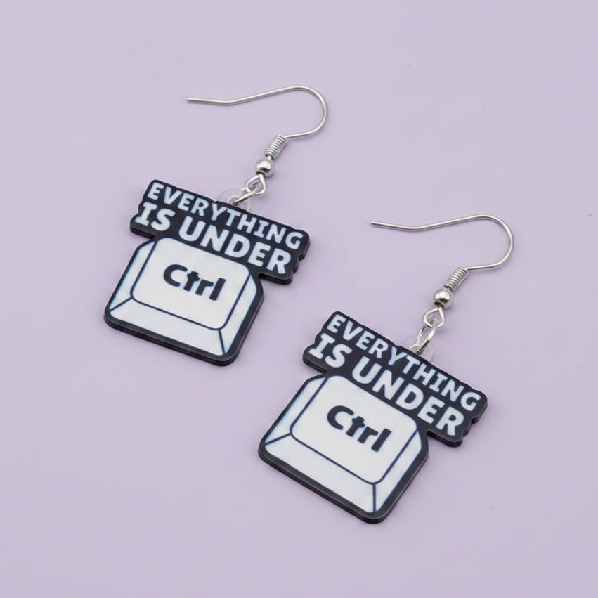 Under Ctrl Earring