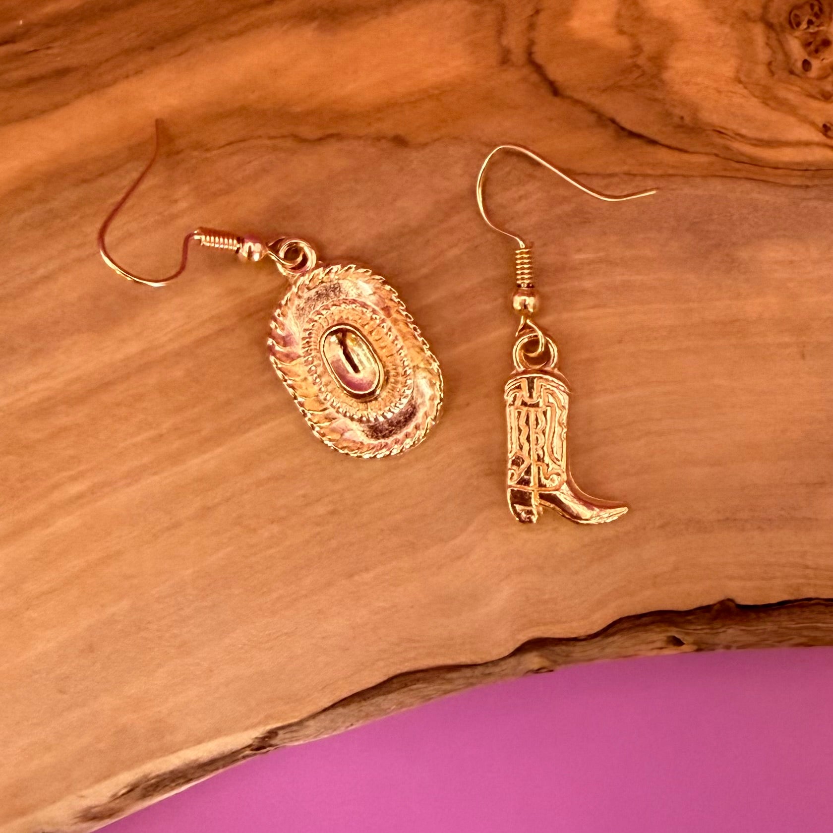 Hat and Boot Earring