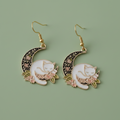 Moon Cat Earring