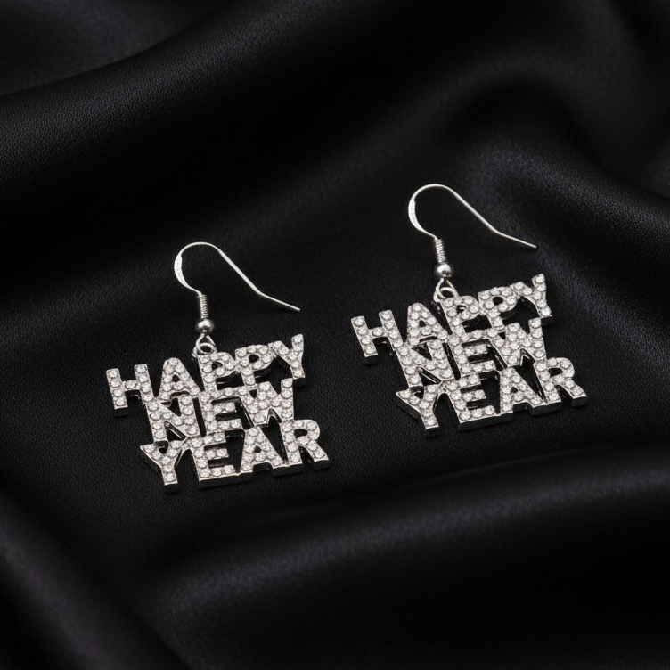 Sparkly New Year Earring