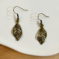 Cut-out Leaf Earring
