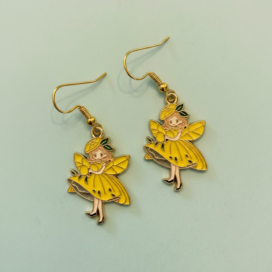 Lemon Fairy Earring