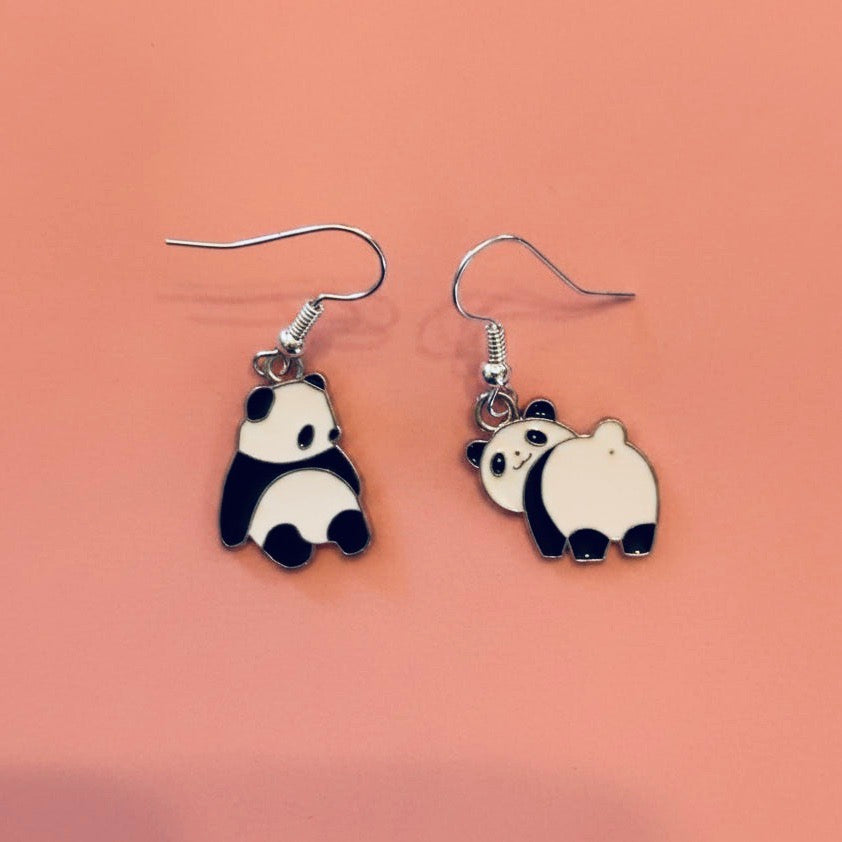 Panda Earrings