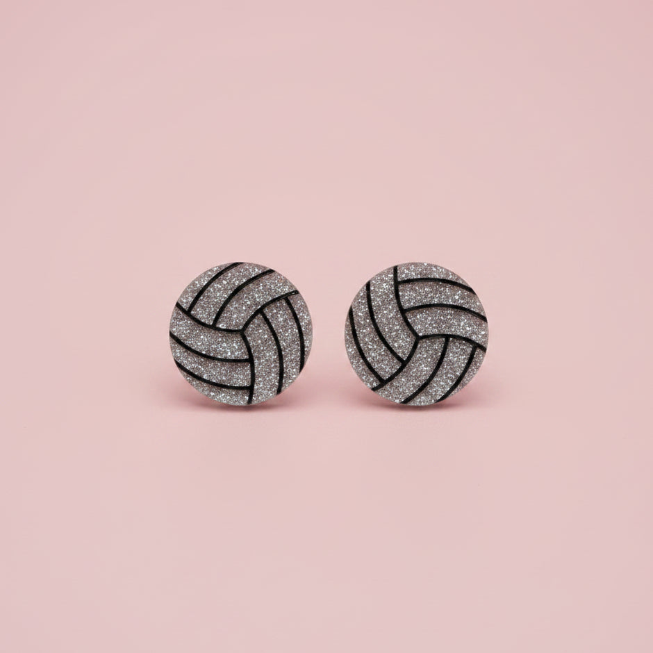 Volleyball Stud Earring