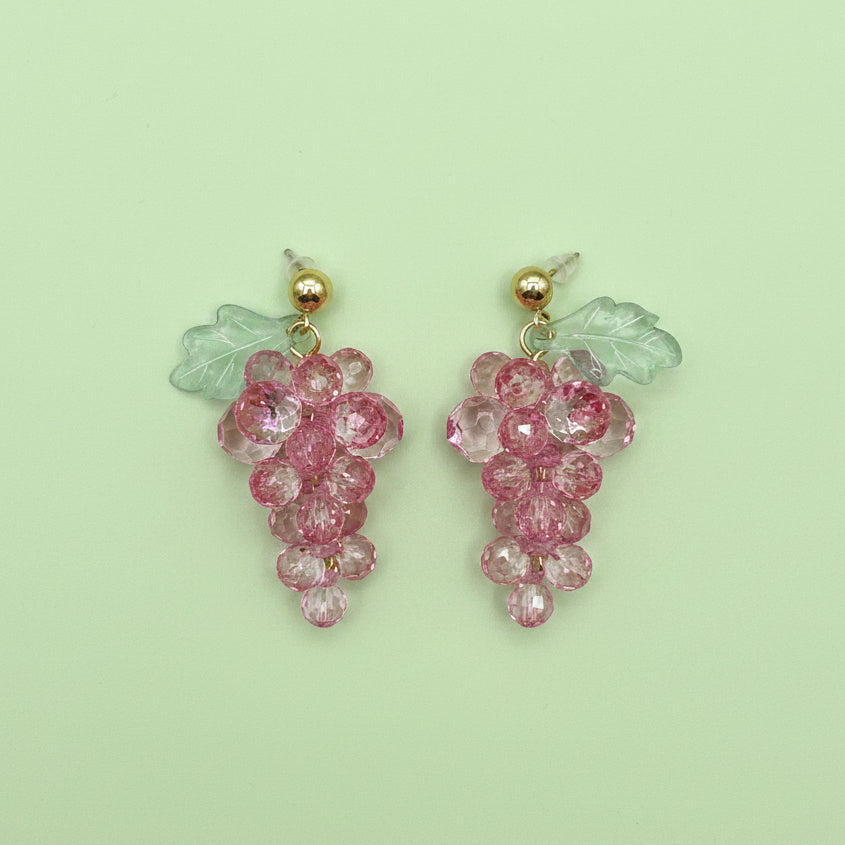 Grape Cluster Earring