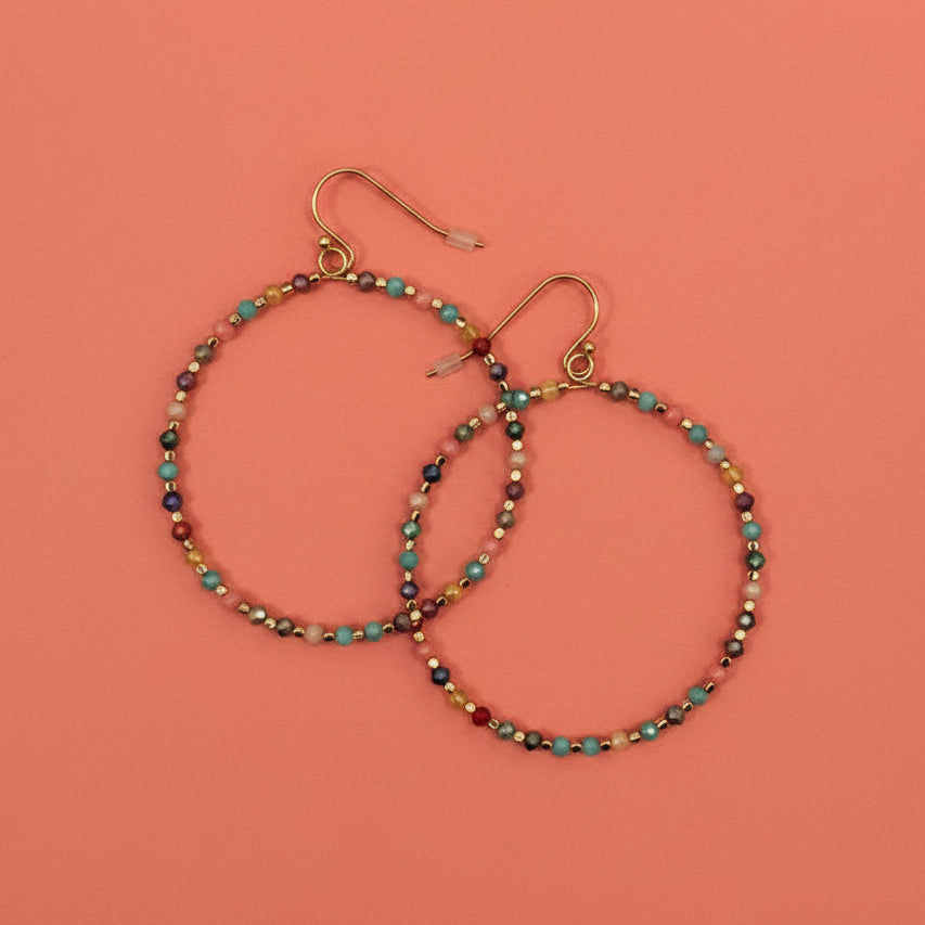 Sparkly Beaded Earring