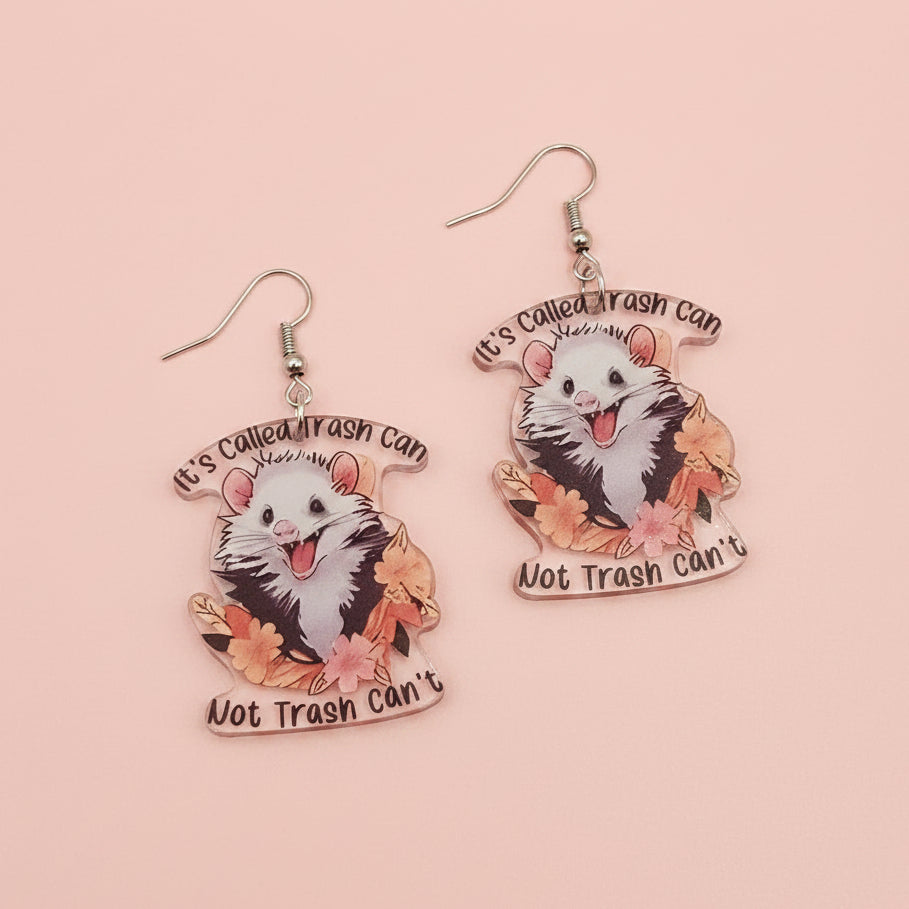 Trash Can Earring