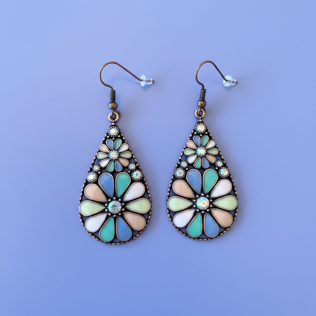 Pastel Teardrop Earring