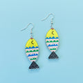 Colorful Fish Earring