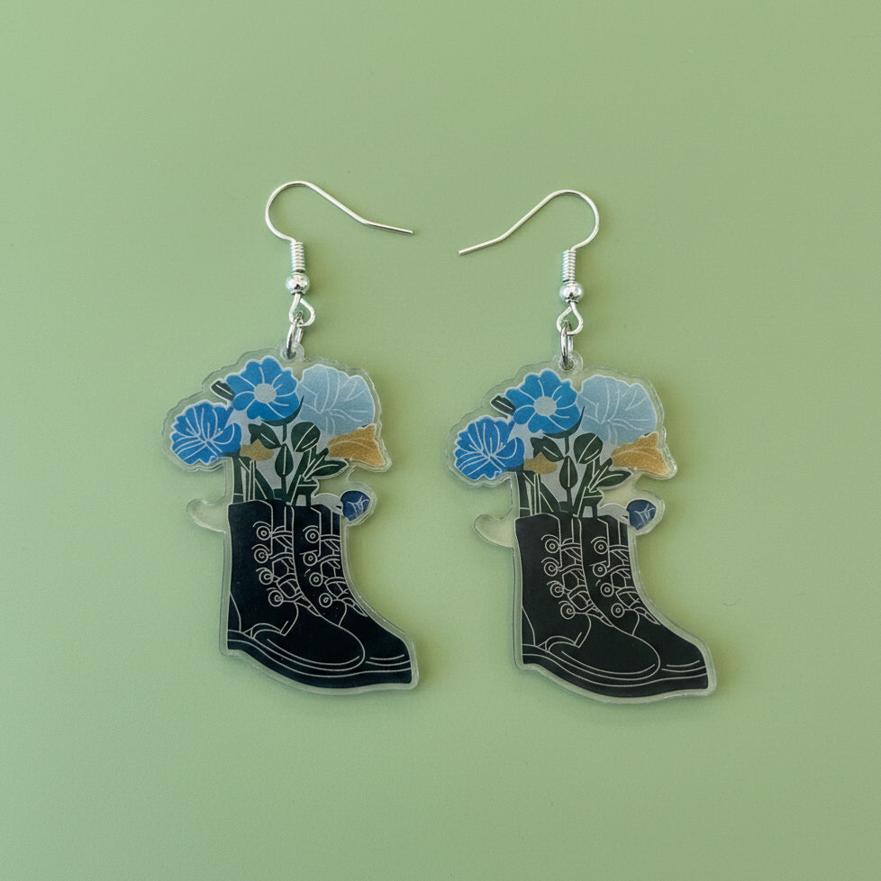 Boot Bouquet Earring