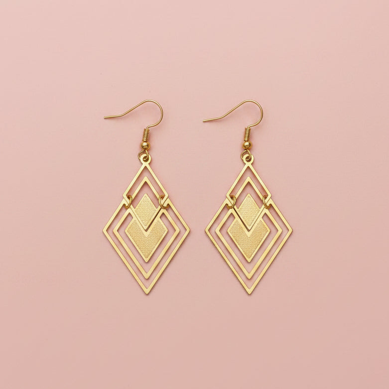 Diamond Geo Dangle