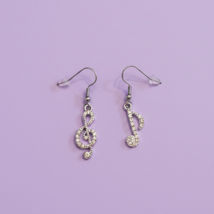 Musical Note Sparkle Earring
