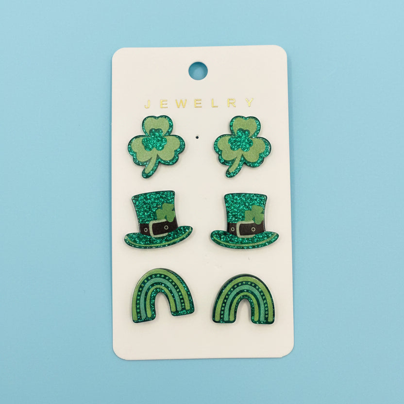 St. Patrick's Day Stud Set