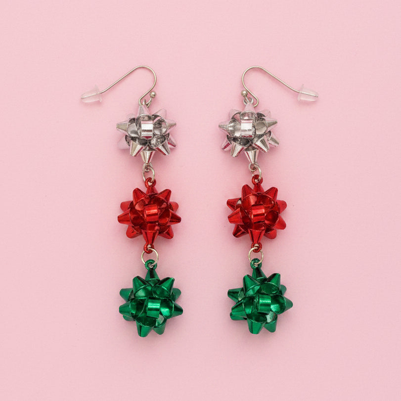 Holiday Bows Dangle