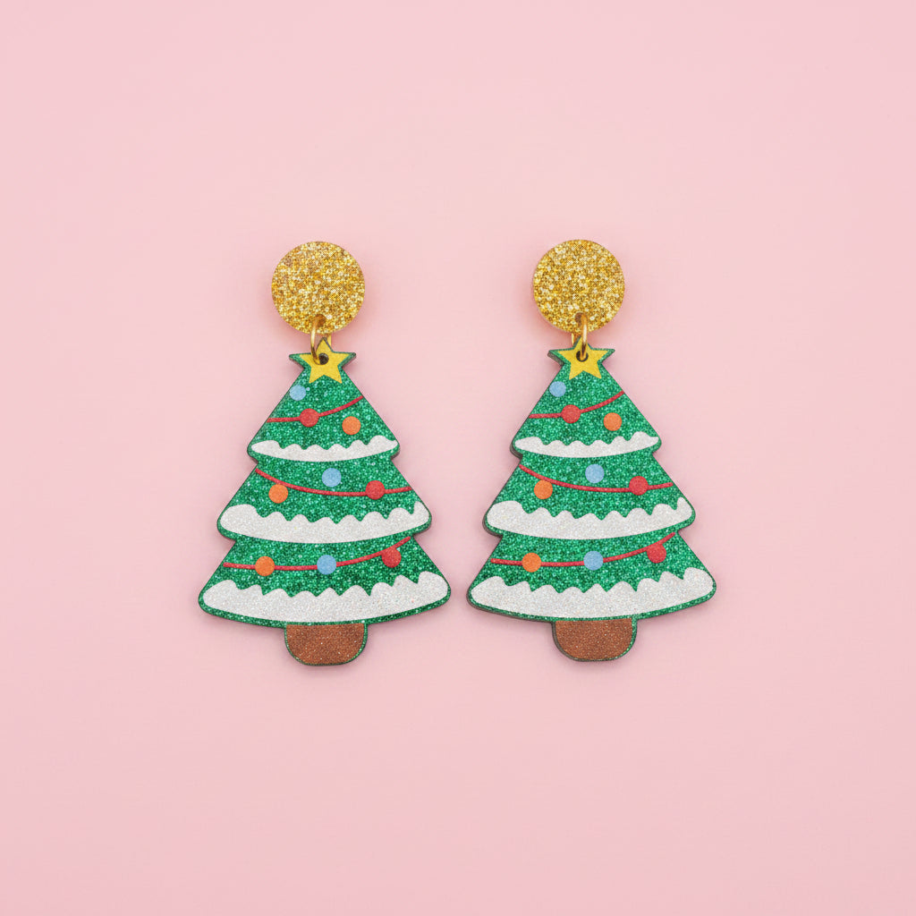 Festive Tree Earring