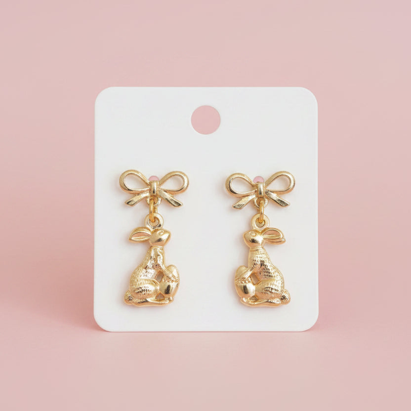 Bow Bunny Dangle Earring