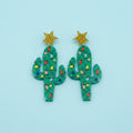 Christmas Cactus Earring