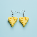 Cheese Earrings