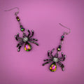 Jeweled Spider Earrings