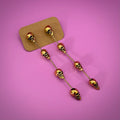 Golden Skull Dangle