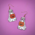 Ghost Pup Earrings