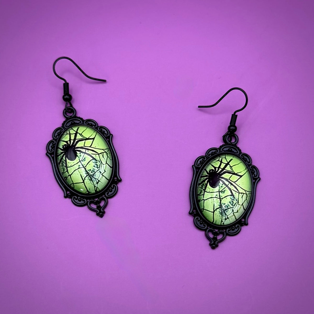 Spooky Spider Earrings