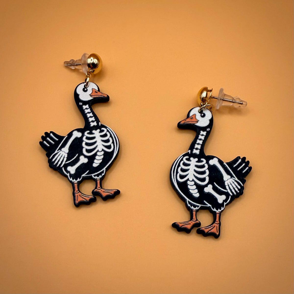 Skele-goose Earrings