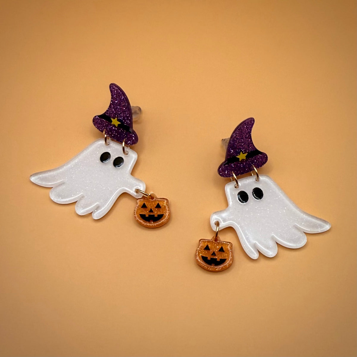 Festive Ghost Earrings