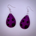 Black Rose Earrings