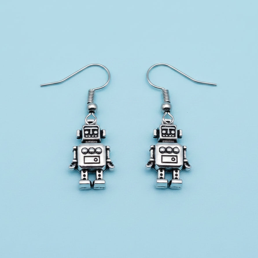 Robot Earrings