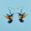 Colorful Hummingbird Earring