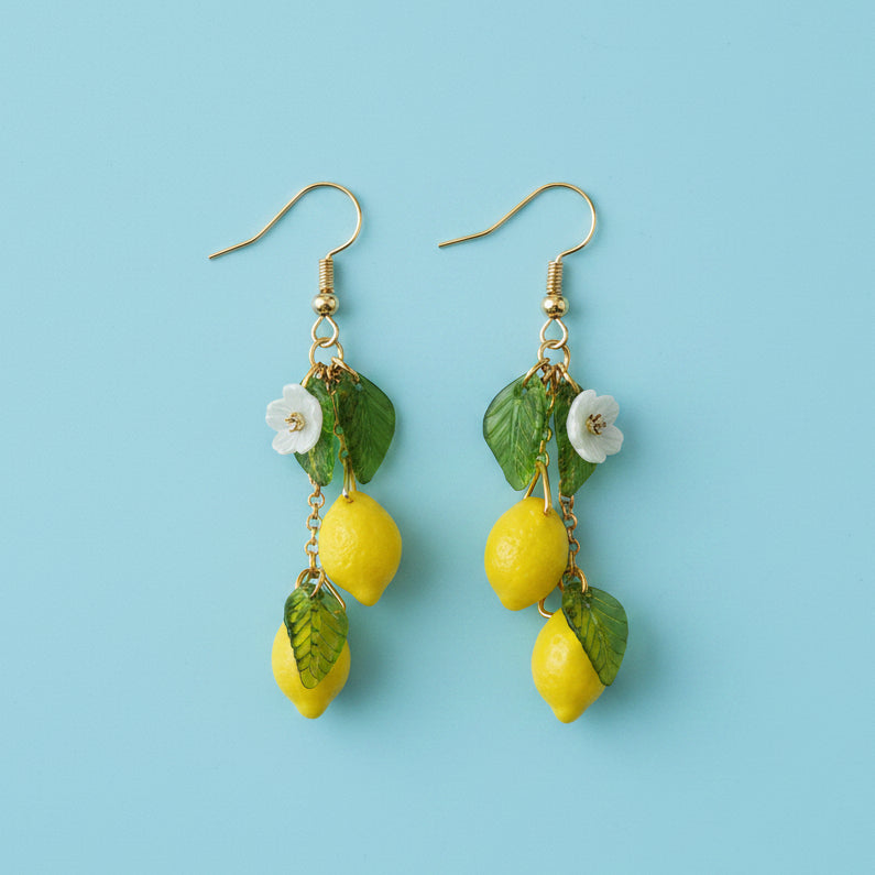 Lemon Dangle Earring