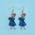 Frizz with Books Earrings