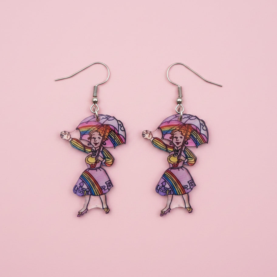 Frizz Umbrella Earring