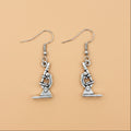Microscope Earrings