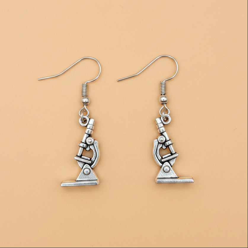 Microscope Earrings