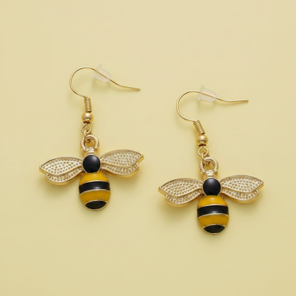 Buzzy Bee Earring