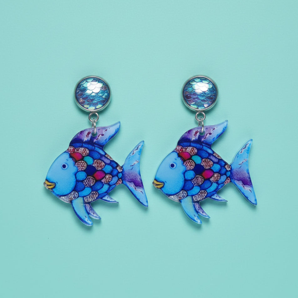 Story Fish Earring