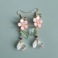 Pink Flower Dangle