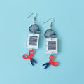 Rock, Paper, Scissors Earring