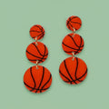 Basketball Dangle Earring
