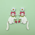 Strawberry Cat Earrings