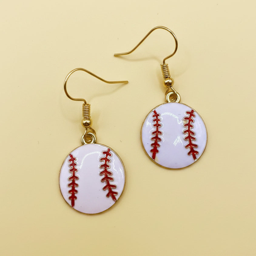Baseball Earring