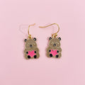 Capy with Heart Earrings