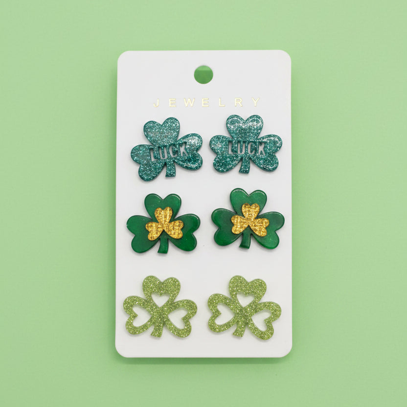 Shamrock Stud Set