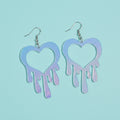 Dripping Heart Earring